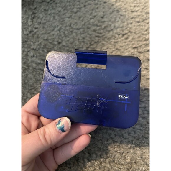 Vtg 00s Tech Deck Display Storage Blue Case Vintage Tools Tool Kit Fingerboard - Picture 1 of 2